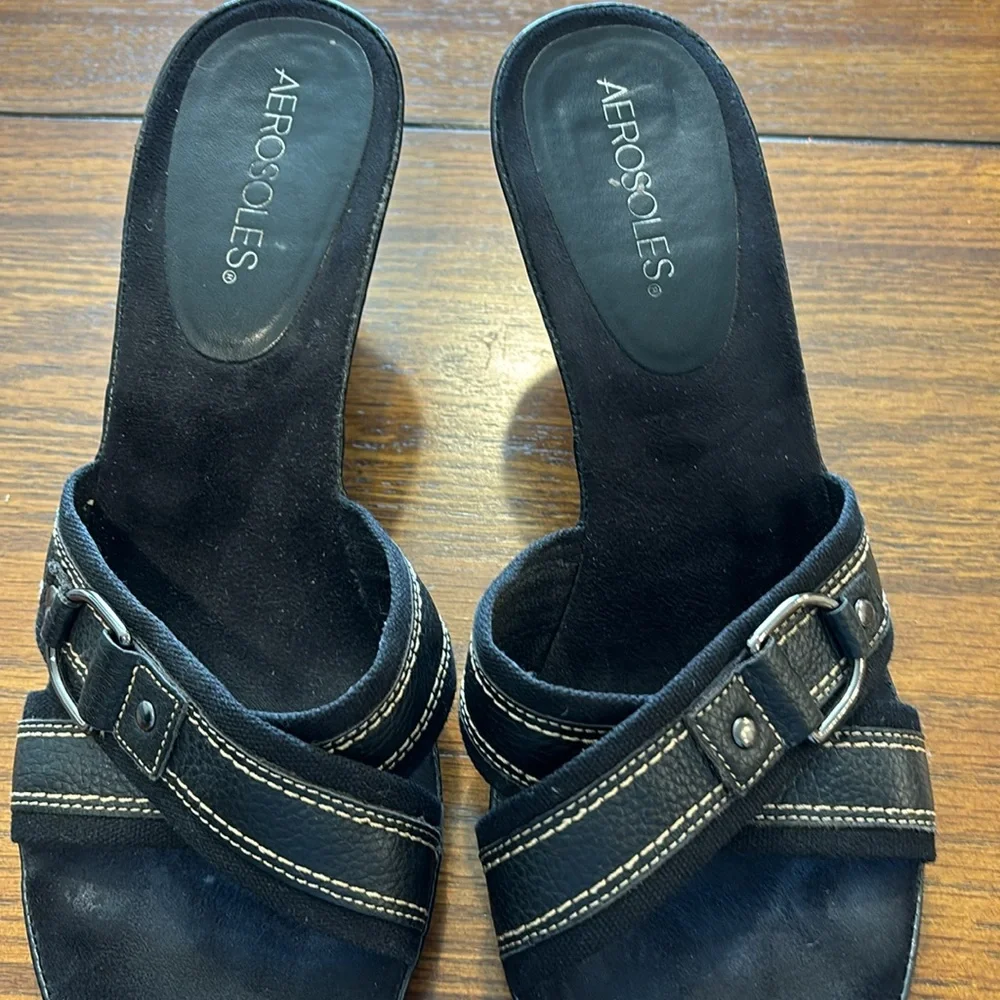 Aerosoles Leather Heels - Picture 2 of 12